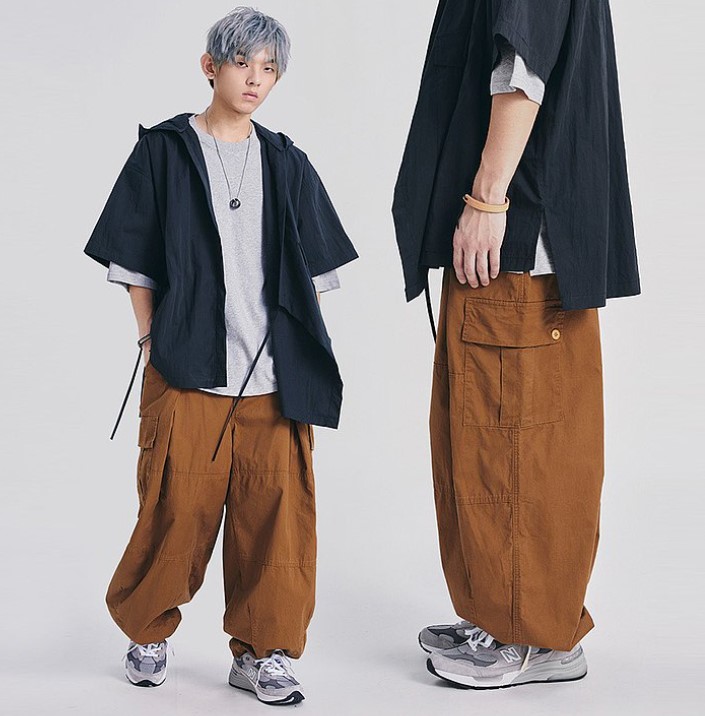 【TopBasics】日系City Boy四口袋工裝燈籠褲