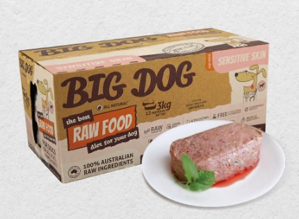 BIG DOG犬貓生食肉餅（舒敏護膚配方）