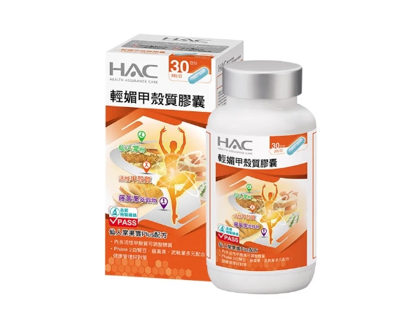 HAC輕媚甲殼質(白腎豆)膠囊